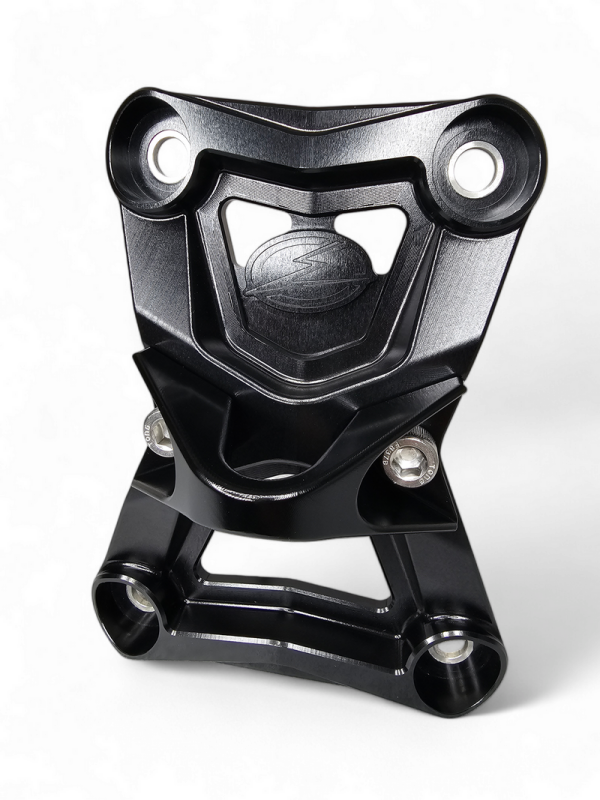Polaris RZR Pro R Radius Rod Plate - Rear - Elektric Off Road - Billet Anodized - Black - `22-`25